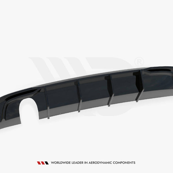 Audi - A3 Sportback 8V Facelift (Version with one exhaust tip on single side): Maxton Rear Diffuser
