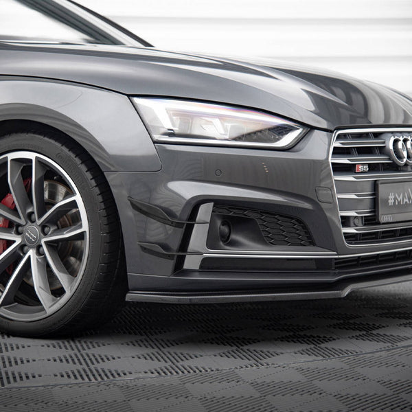 Audi - S5 / A5 S Line Coupe / Sportback F5: Maxton Front Bumper Wings (Canards)