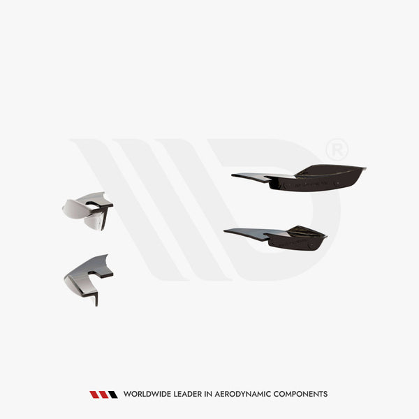 Audi - S5 / A5 S Line Coupe / Sportback F5: Maxton Front Bumper Wings (Canards)