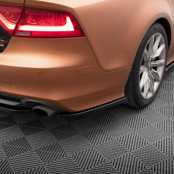 Audi - A7 S Line C7: Maxton Rear Side Splitters V2