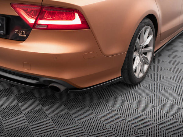 Audi - A7 S Line C7: Maxton Rear Side Splitters V2