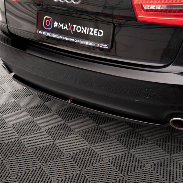 Audi - A6 Avant C7: Maxton Central Rear Splitter