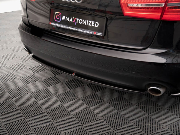 Audi - A6 Avant C7: Maxton Central Rear Splitter