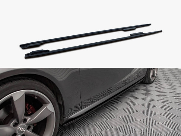 Audi - A4 / A4 S Line / S4 B8: Maxton Side Skirts V2