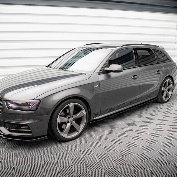 Audi - A4 / A4 S Line / S4 B8: Maxton Side Skirts V2