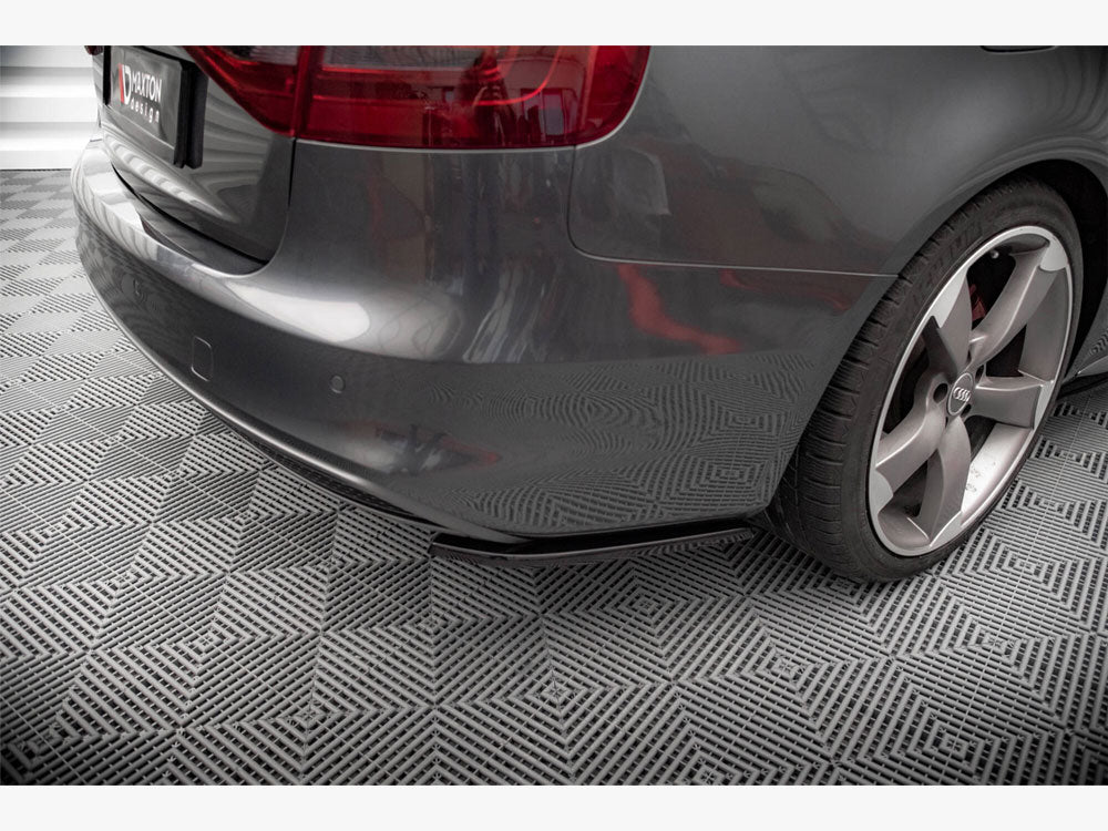 Audi - A4 S Line Avant B8 Facelift: Maxton Rear Side Splitters V2