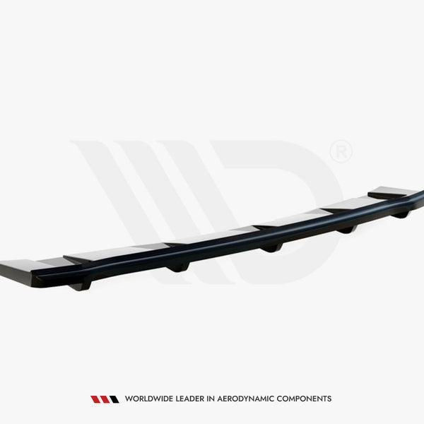 Audi - A5 S Line F5 Coupe / Sportback: Maxton Central Rear Splitter (Vertical Bars)
