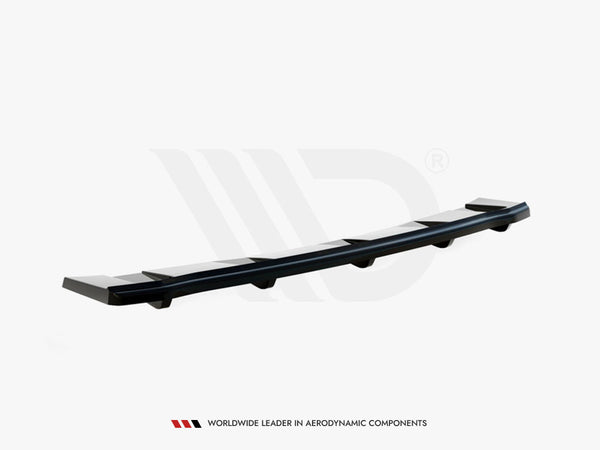 Audi - A5 S Line F5 Coupe / Sportback: Maxton Central Rear Splitter (Vertical Bars)