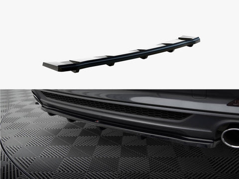 Audi - A5 S Line F5 Coupe / Sportback: Maxton Central Rear Splitter (Vertical Bars)
