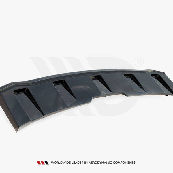 Audi - A5 S Line F5 Coupe / Sportback: Maxton Central Rear Splitter (Vertical Bars)