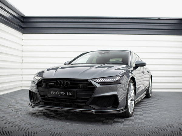 Audi - A7 S Line C8 / S7 C8 / C8 Facelift / S7 Facelift: Maxton Front Splitter V1