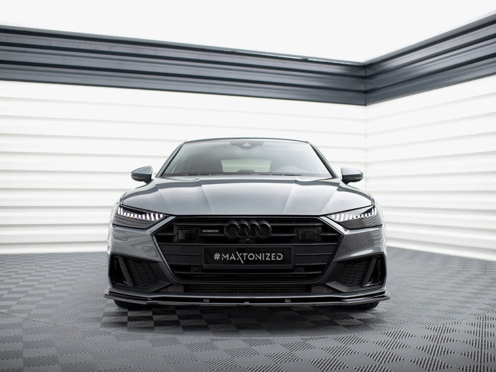 Audi - A7 S Line C8 / S7 C8 / C8 Facelift / S7 Facelift: Maxton Front Splitter V2
