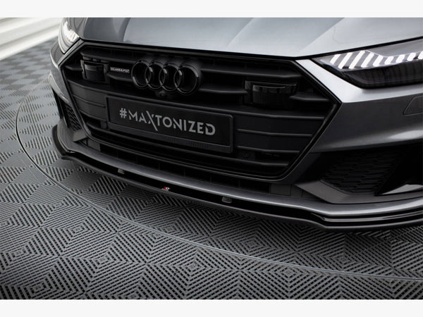 Audi - A7 S Line C8 / S7 C8 / C8 Facelift / S7 Facelift: Maxton Front Splitter V2