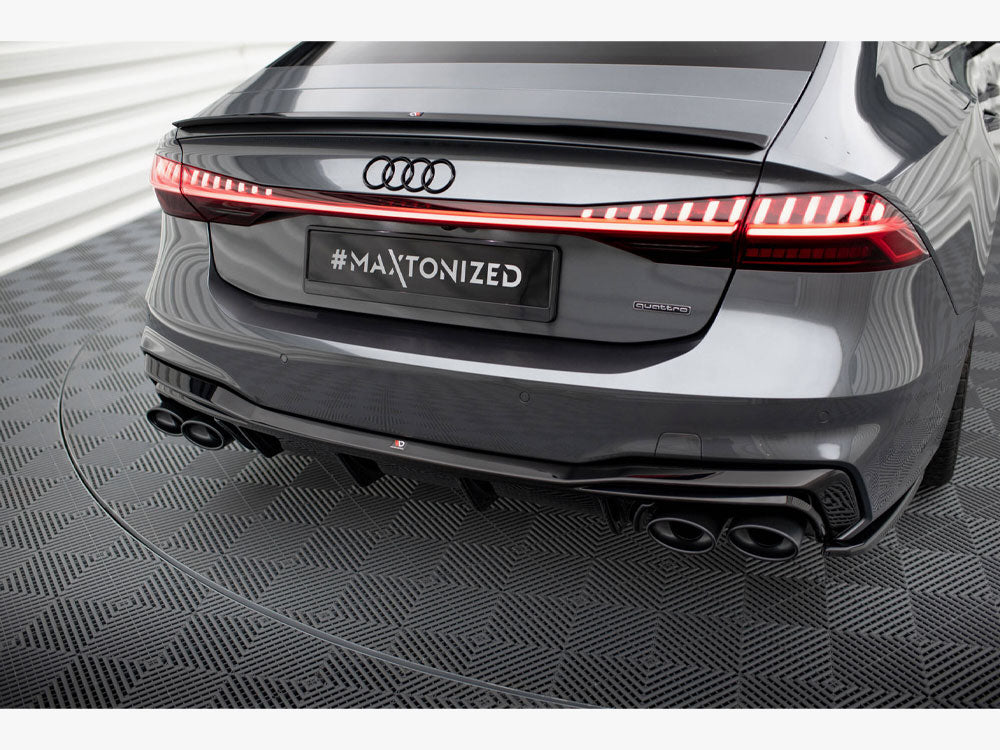 Audi - A7 S Line C8 / S7 C8 / C8 Facelift / S7 Facelift: Maxton Rear Side Splitters