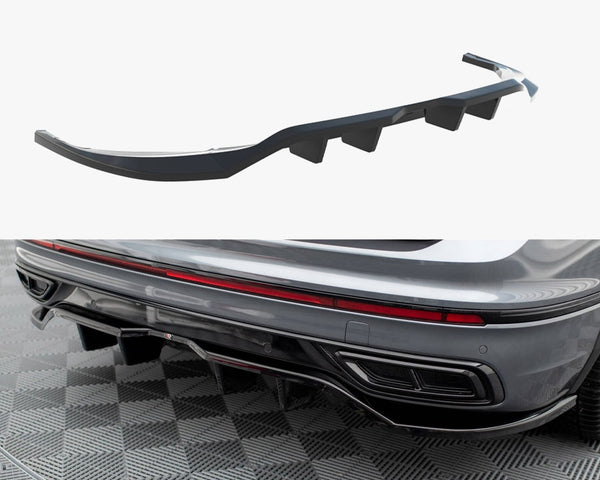 VW - Tiguan Allspace R Line MK2 Facelift: Maxton Rear Splitter (Vertical Bars)