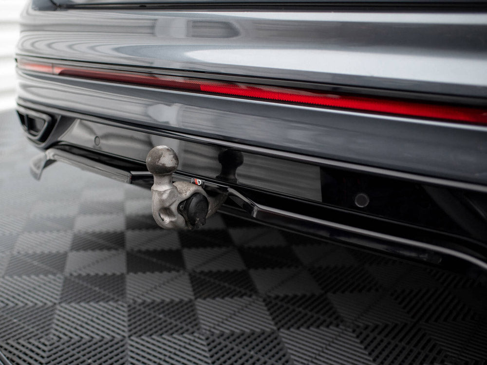 VW - Tiguan Allspace R Line MK2 Facelift: Maxton Rear Splitter (Vertical Bars)