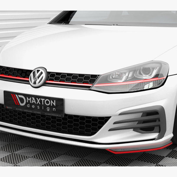 VW - Golf GTI / GTD MK7 Facelift: Maxton Front Side Splitters