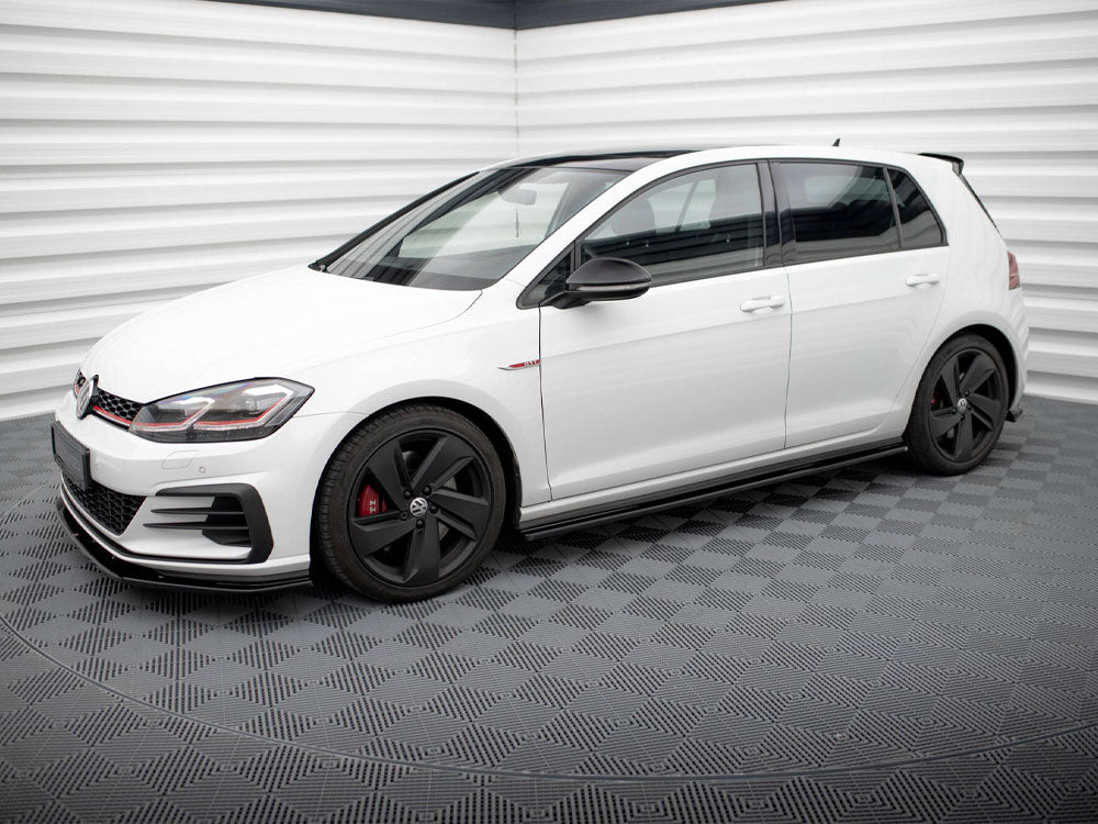 VW - Golf GTI / GTD MK7 / MK7 Facelift (wide): Maxton Side Skirts V1