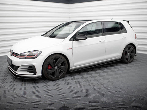 VW - Golf GTI / GTD MK7 / MK7 Facelift (wide): Maxton Side Skirts V1