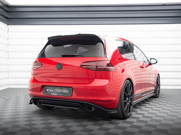 VW - Golf MK7 GTI Clubsport: Maxton Rear Side Splitters