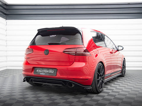 VW - Golf MK7 GTI Clubsport: Maxton Rear Side Splitters