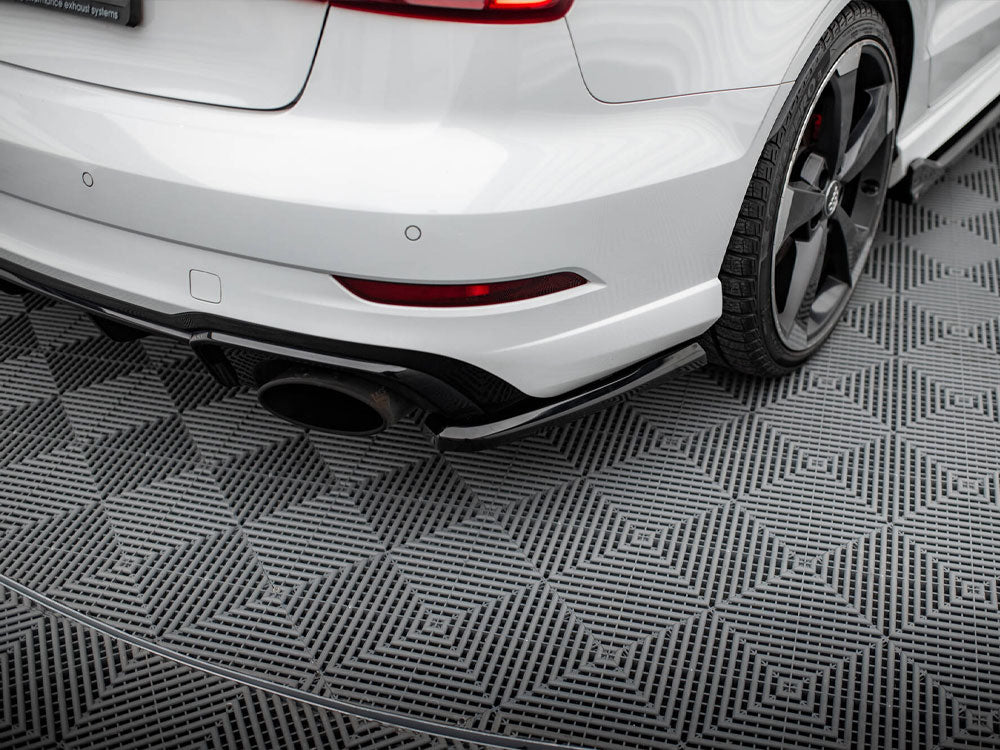 Audi - RS3 Sedan 8V Facelift: Maxton Rear Side Splitters V2