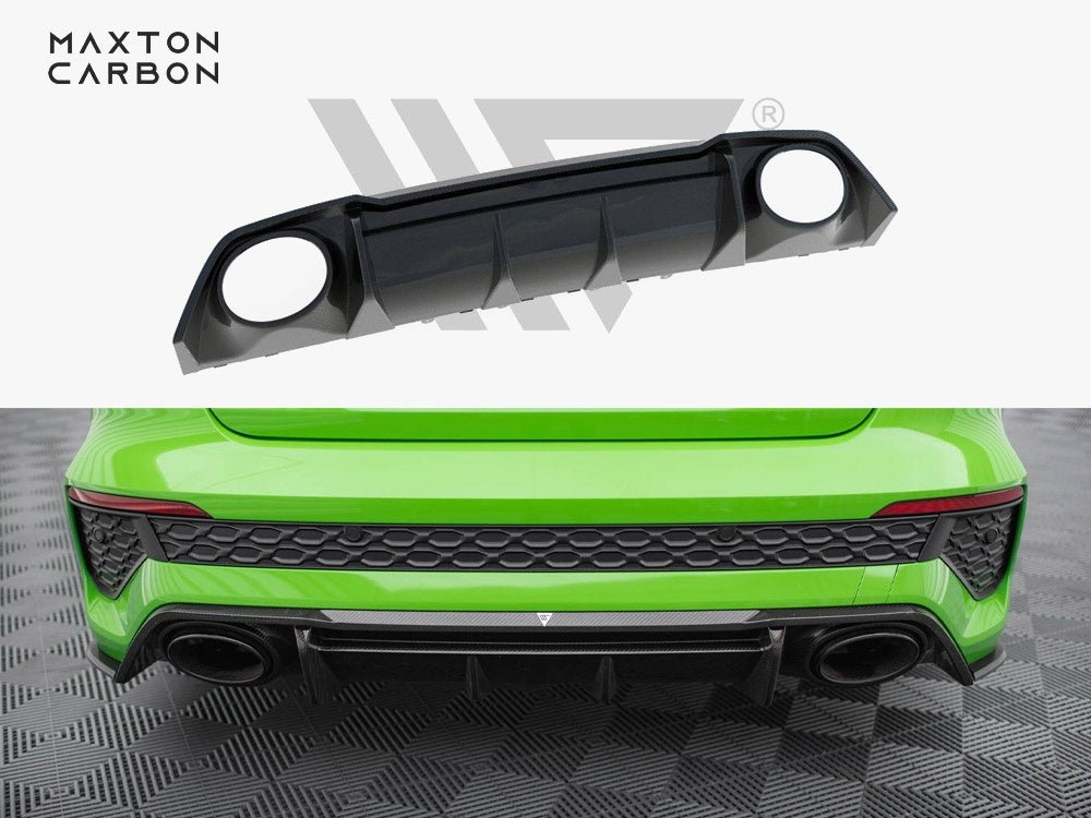 Audi - RS3 8Y: Maxton Carbon Fibre Rear Diffuser