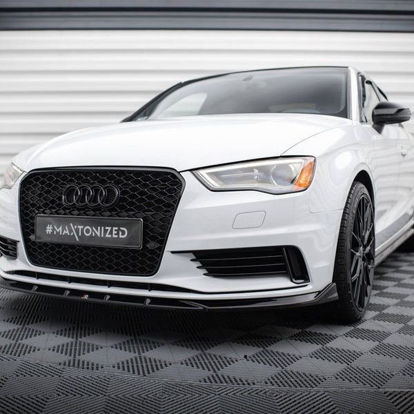 Audi - A3 Sedan 8V: Maxton Front Splitter V1