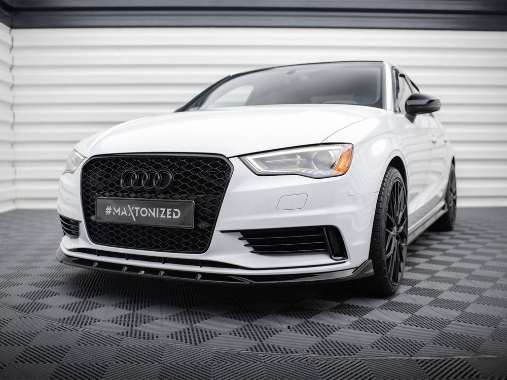 Audi - A3 Sedan 8V: Maxton Front Splitter V1