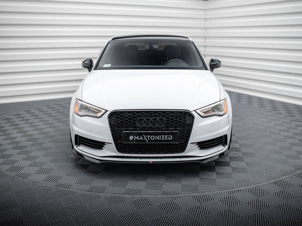 Audi - A3 Sedan 8V: Maxton Front Splitter V2