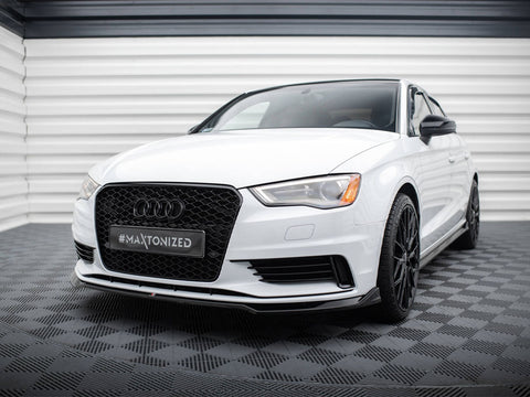 Audi - A3 Sedan 8V: Maxton Front Splitter V2