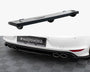 VW - Golf R MK7: Maxton Central Rear Splitter (Vertical Bars)