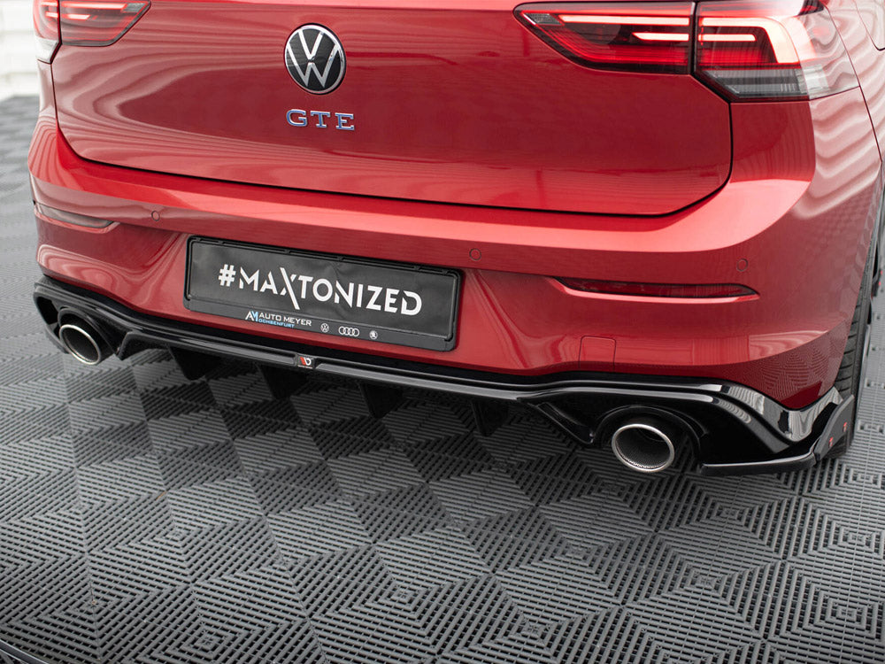 Mk8 Golf R Rear VW - Golf GTE / R Line MK8 / MK8 Facelift: Maxton Rear Diffuser + Exha ...
