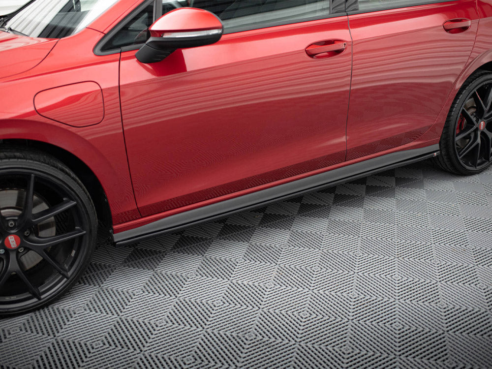 VW - Golf GTI / GTE / GTI Clubsport / GTD / R Line MK8: Maxton Side Skirts V1