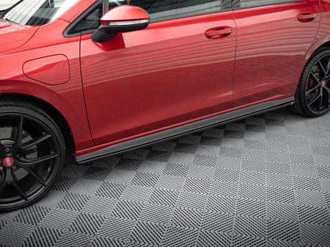 VW - Golf GTI / GTE / GTI Clubsport / GTD / R Line MK8: Maxton Side Skirts V1