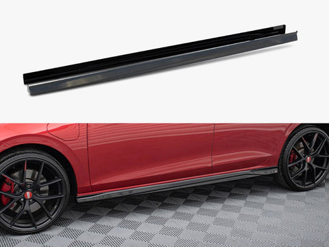 VW - Golf GTI / GTE / GTI Clubsport / GTD / R Line MK8: Maxton Side Skirts V3