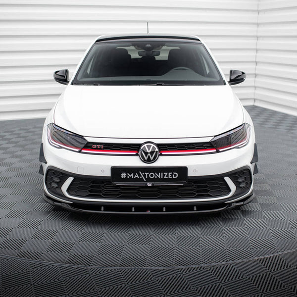 VW - Polo GTI MK6 Facelift: Maxton Front Splitter V1