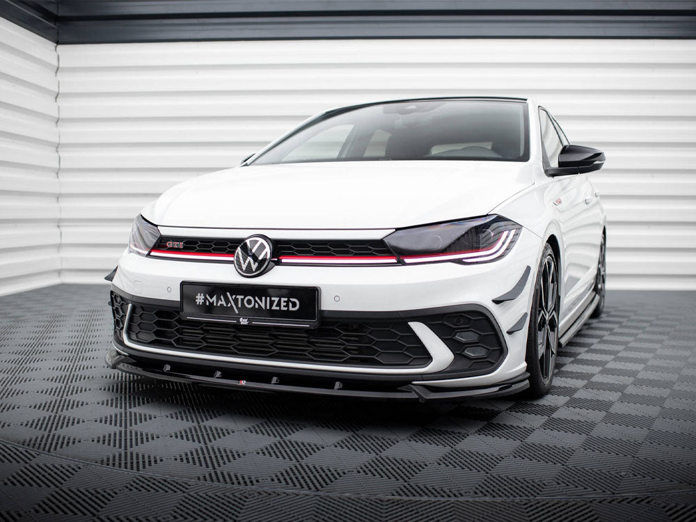 VW - Polo GTI MK6 Facelift: Maxton Front Splitter V2
