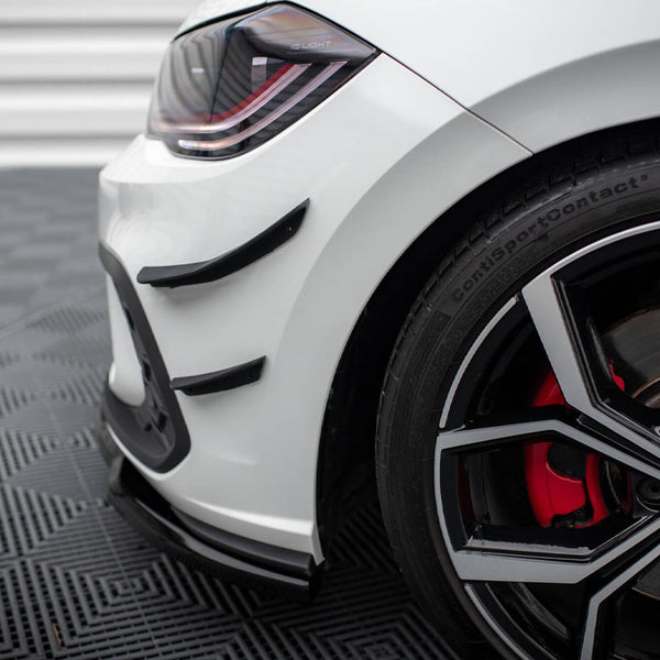 VW - Polo GTI MK6 Facelift: Maxton Front Bumper Wings (Canards)