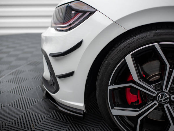 VW - Polo GTI MK6 Facelift: Maxton Front Bumper Wings (Canards)