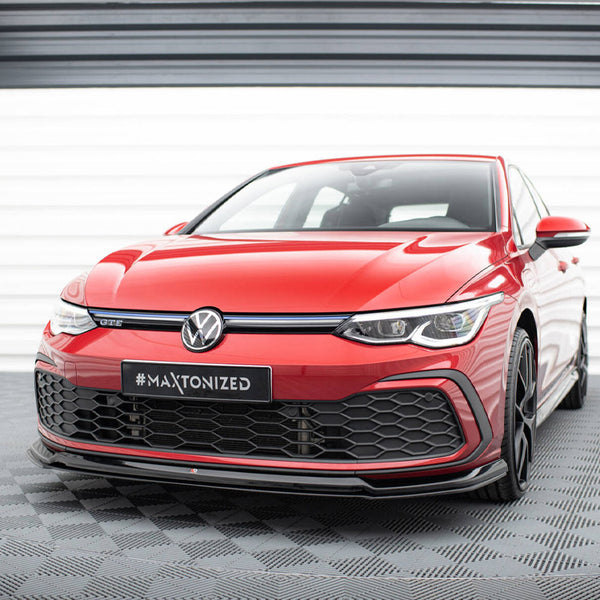 VW - Golf GTI / GTE / GTD / R Line MK8: Maxton Front Splitter V6
