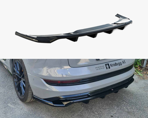 Audi - e-Tron S Line: Maxton Central Rear Splitter (Vertical Bars)
