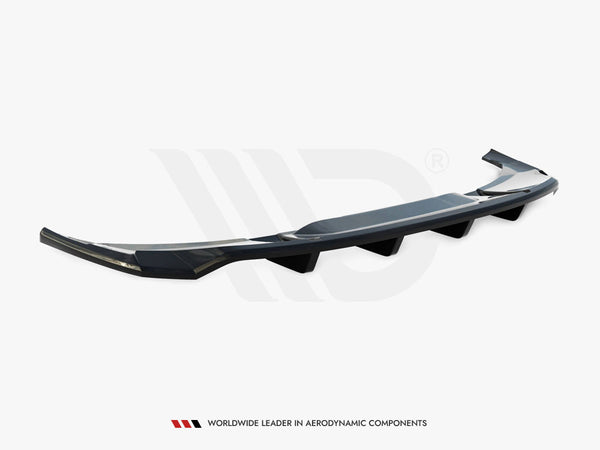 Audi - e-Tron S Line: Maxton Central Rear Splitter (Vertical Bars)