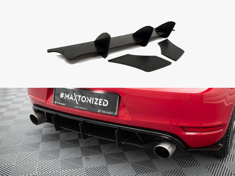 VW - Golf MK6 GTI / 35TH: Maxton Rear Diffuser &amp; Rear Side Splitters