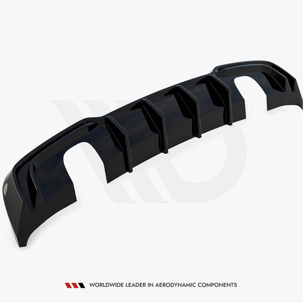 Audi - A3 S Line Sportback 8V Facelift (Version with single exhausts on both sides): Maxton Rear Diffuser