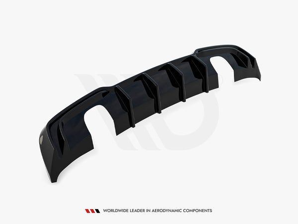 Audi - A3 S Line Sportback 8V Facelift (Version with single exhausts on both sides): Maxton Rear Diffuser