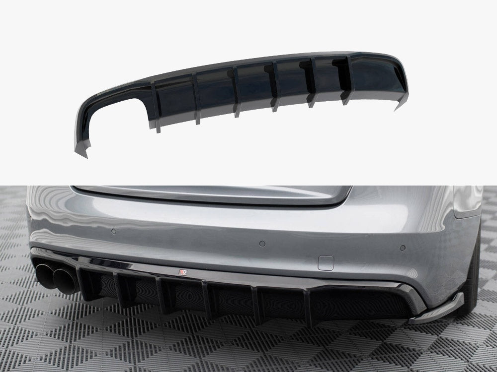 Audi - S5 / A5 S Line 8T Facelift (Single side dual exhaust version): Maxton Rear Diffuser