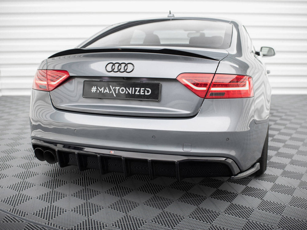 Audi - S5 / A5 S Line 8T Facelift (Single side dual exhaust version): Maxton Rear Diffuser