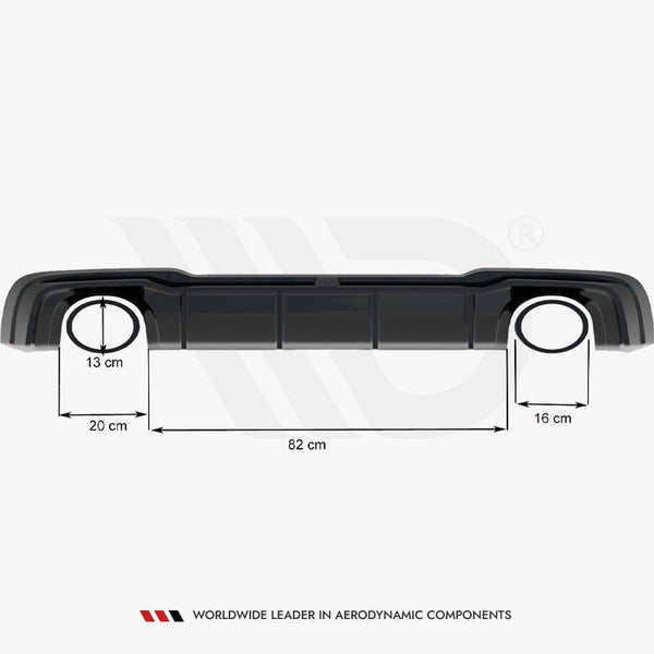 Audi - RS3 8V Sportback Facelift: Maxton Rear Diffuser V2