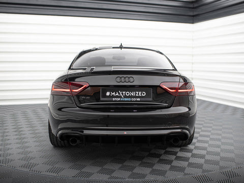 Audi - S5 / A5 S Line Coupe / Cabrio 8T (Version with single exhausts on both sides): Maxton Rear Diffuser